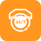 7×24小时待命示意图