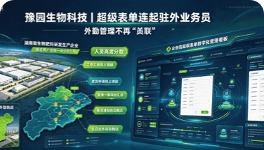 豫园生物科技｜超级表单连起驻外业务员，外勤管理不再“失联”案例图